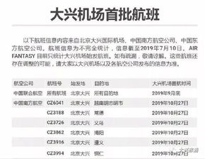 大兴机场机票正式开售 一条龙 带你飞